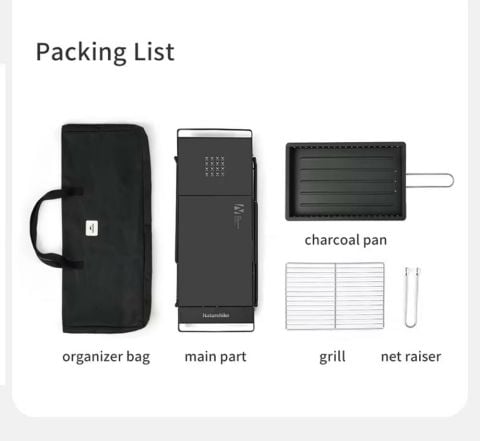 Naturehike Grill Barbecue + Katlanabilir Masalı