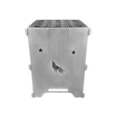 Argeus Ateş Kutusu Krom 25*25*35 cm (ARG-002)