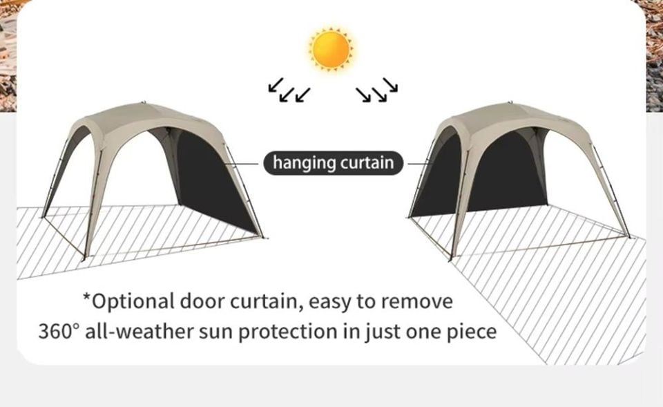 Naturehike Cloud Boundar Quick Opening Kanopi Ön Güneşlik