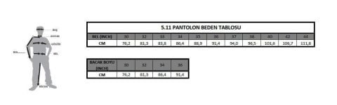 5.11 Tactical Pantolon - Kahve
