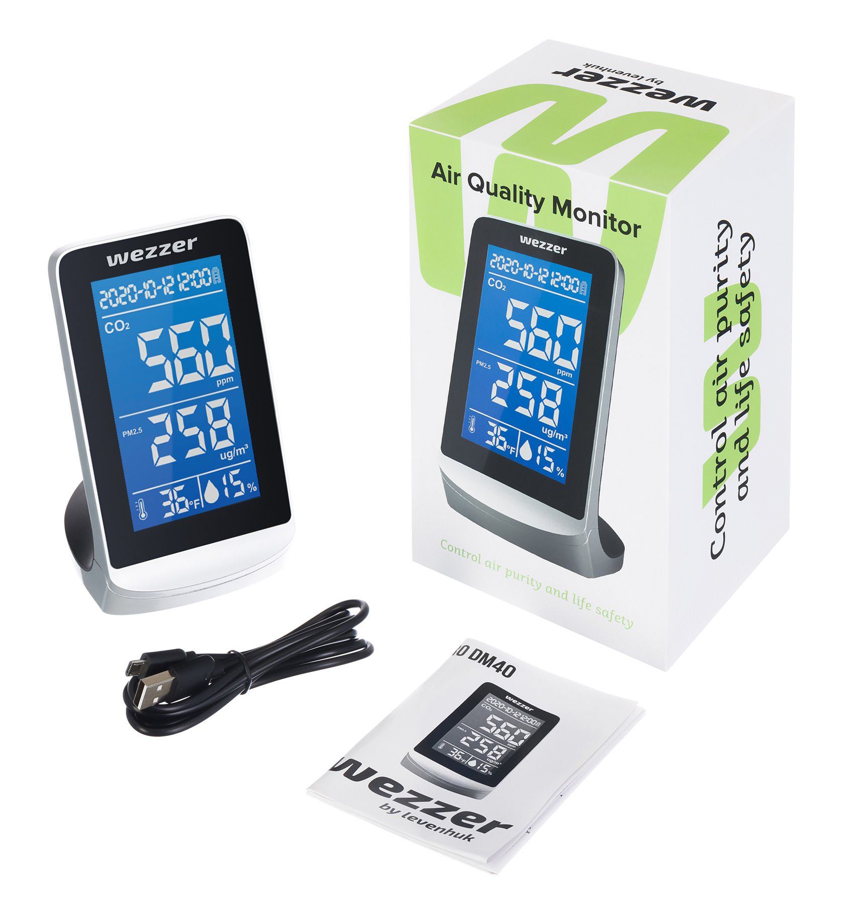 Levenhuk Wezzer Air PRO DM40 Hava Kalitesi Monitörü
