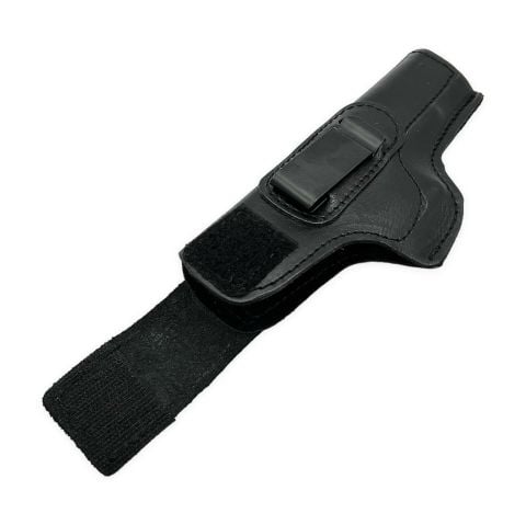 Savage Cırtlı Maşalı Napa Deri Tabanca Kılıfı Glock 17