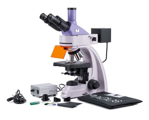 MAGUS Lum D400L LCD Floresan Dijital Mikroskop