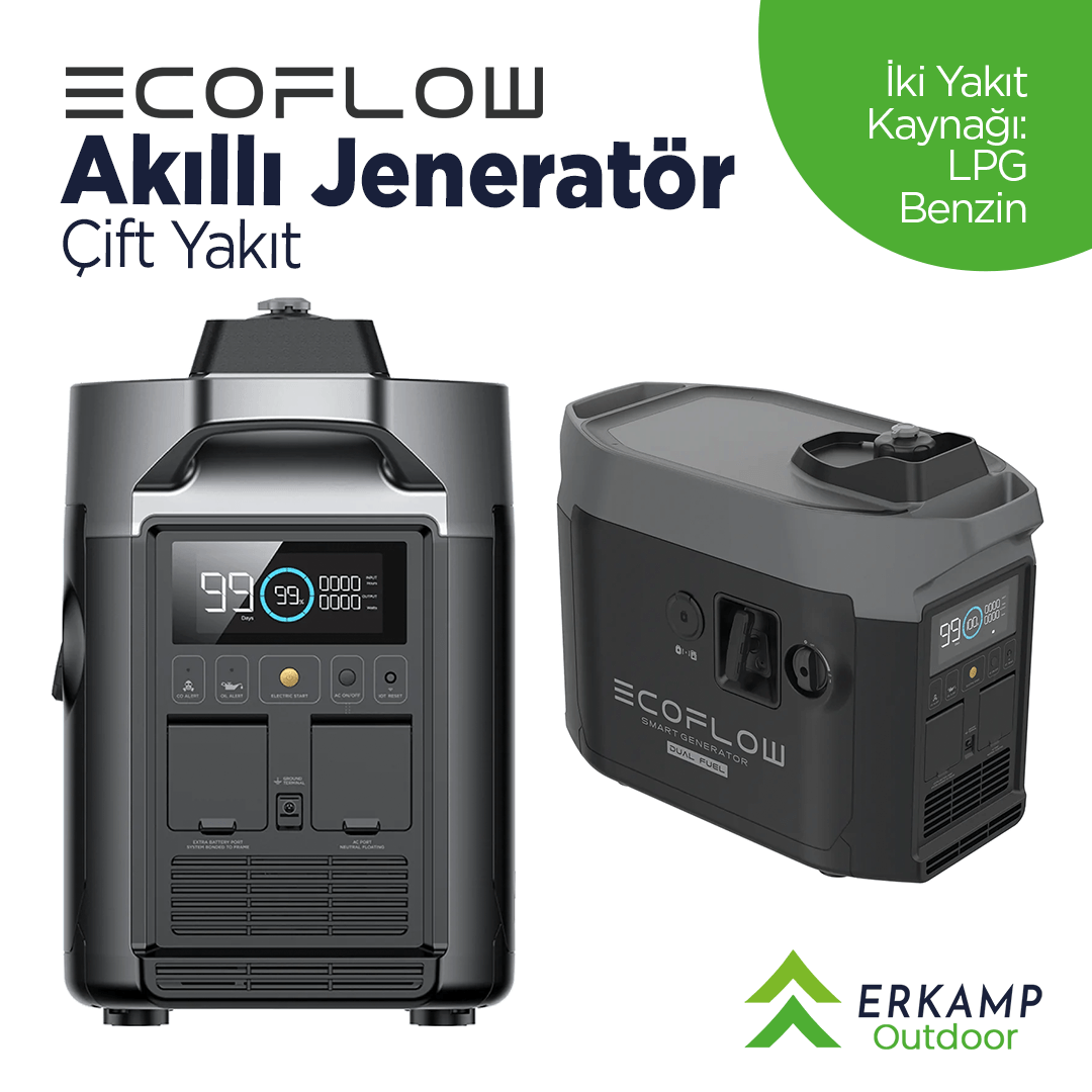 EcoFlow | Akıllı Jeneratör (Çift Yakıt)