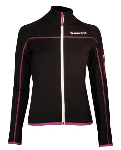 Grifone Elna Lady Ceket Siyah-Mor - XL