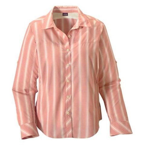 Patagonia W'S L/S Island Hopper Bayan Gömlek Pembe-Beyaz - M