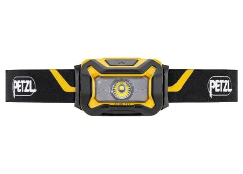 PETZL ARİA 1R KAFA LAMBASI (SİYAH/SARI)  450 LÜMEN