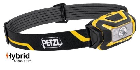 PETZL ARİA 1R KAFA LAMBASI (SİYAH/SARI)  450 LÜMEN