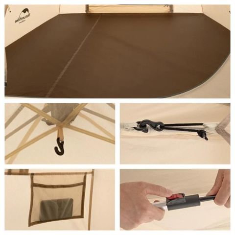 Naturehike Ango Pop Up (UPF 50+) Otomatik 3 Kişilik Aile Çadırı