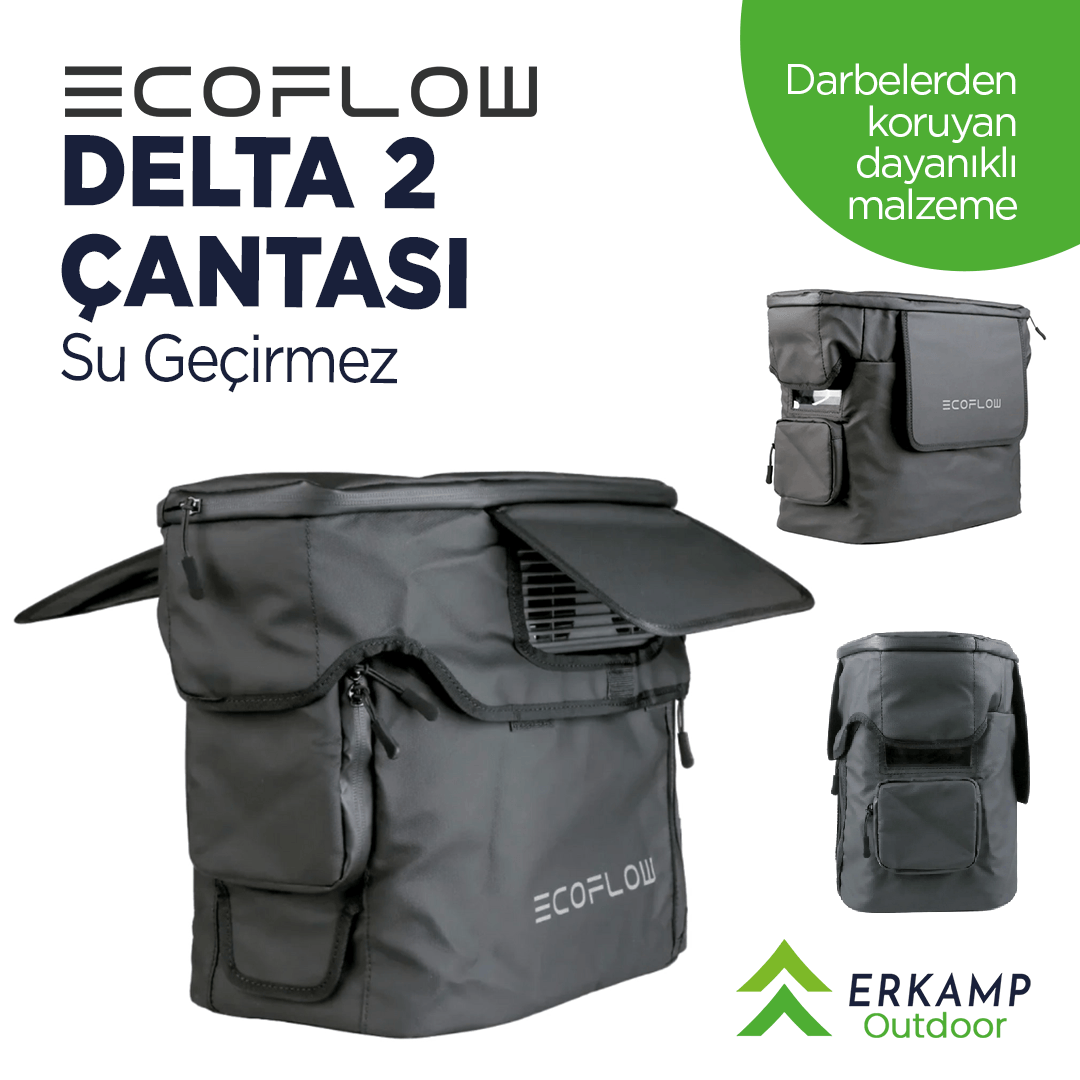 Ecoflow | Delta 2 Taşınabilir Güç Kaynağı (Su Geçirmez Taşıma Çantası )