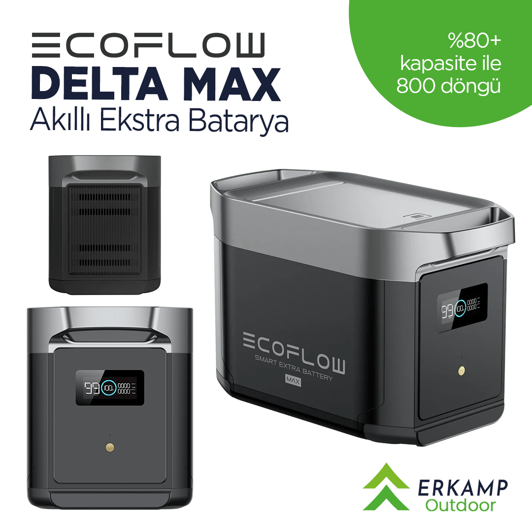 Ecoflow | Delta Max Akıllı Ekstra Batarya ( Extra Güç )