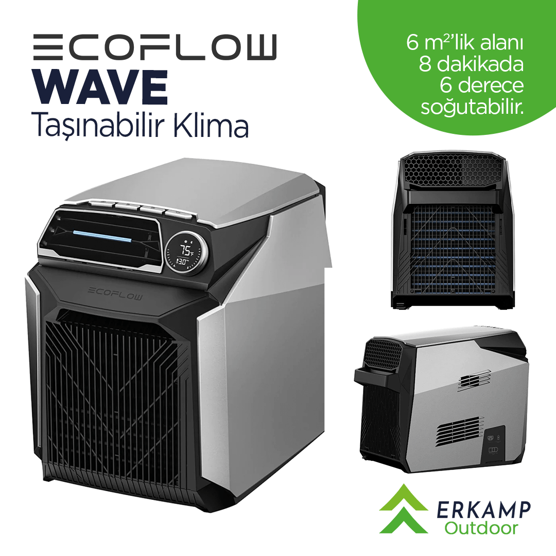 Ecoflow | Wawe Taşınabilir Klima EcoFlowCare + ( +2 Yıl)