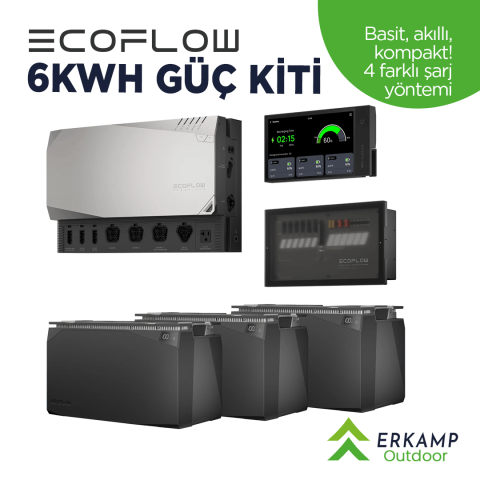 Ecoflow | 6 kWh Güç Kiti (Karavan, Ev , Dağ Evi)