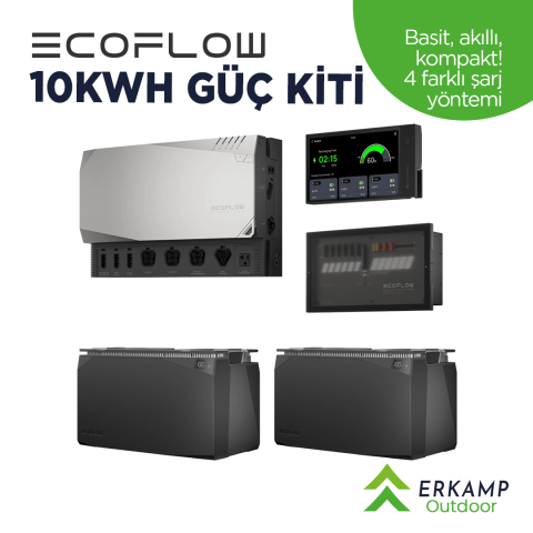 Ecoflow | 15 kWh Güç Kiti (Karavan, Ev , Dağ Evi)