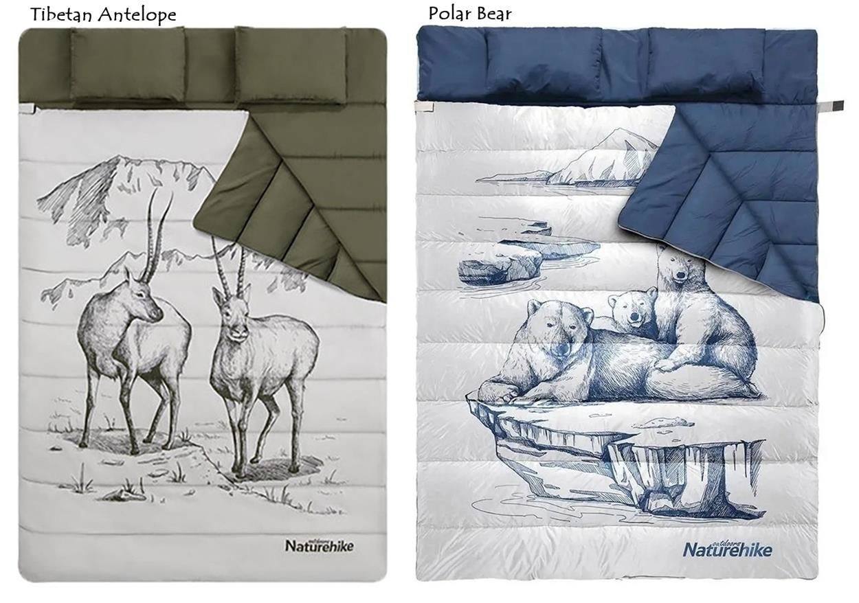 Naturehike Yastıklı 2 Kişilik Pamuklu Uyku Tulumu