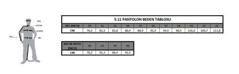 5.11 Apex Pantolon - Siyah