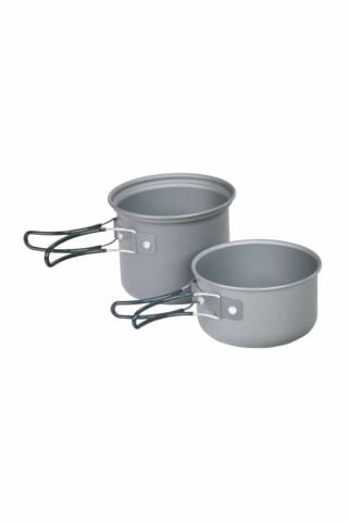NURGAZ Mini Tencere Tava Seti Gri Renk Ng 200-M