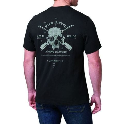5.11 QUIET WARRIOR SS KISA KOL SIYAH TISORT S