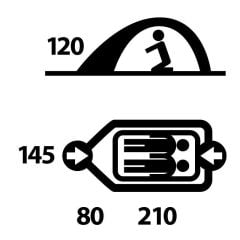 Husky Bizam Plus 2 Kişilik Çadır - Yeşil
