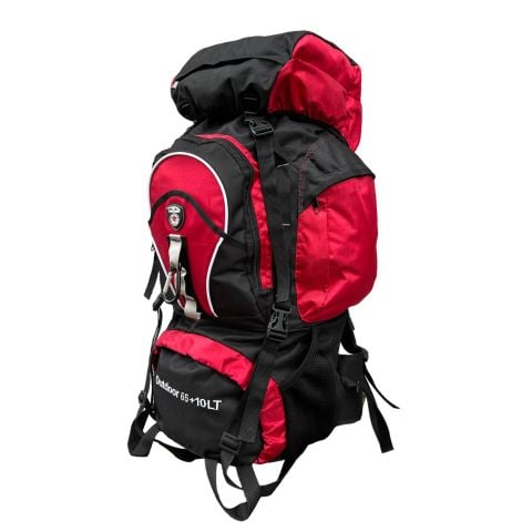 Cakard 965-CK Profesyonel Dağcı Sırt Çantası 65+10 Lt - Kırmızı