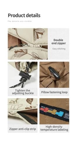 Naturehike Cute Mud Rabbit MT300 Pamuklu Uyku Tulumu -13°C