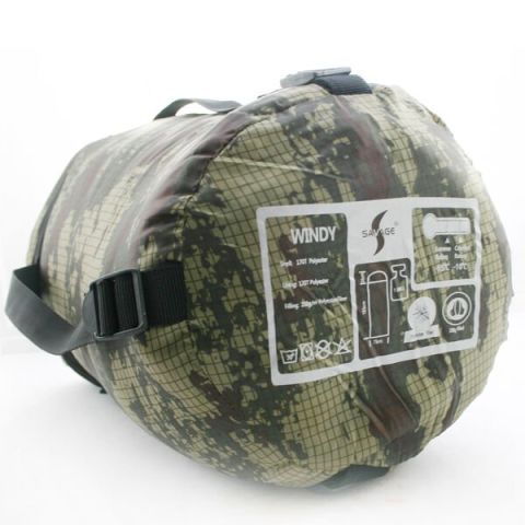 SAVAGE YS-507 -15 C Dijital Kamuflaj Uyku Tulumu
