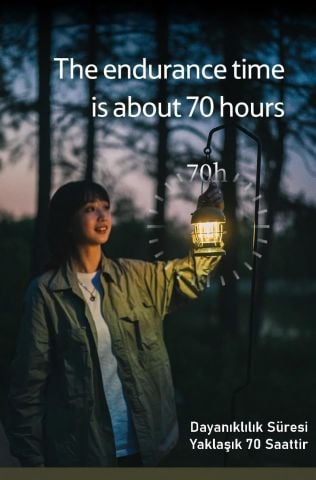 Naturehike Mushroom Glamping Kamp Lambası 350 Lümen