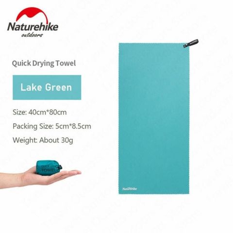 Naturehike MJ01 Ultralight Çabuk Kuruyan Mikrofiber Havlu Lake Green