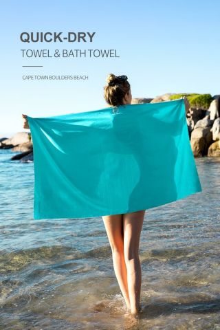Naturehike MJ01 Ultralight Çabuk Kuruyan Mikrofiber Havlu Lake Green