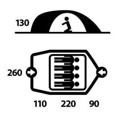 Husky Bizon 4 Kişilik Çadır - Yeşil