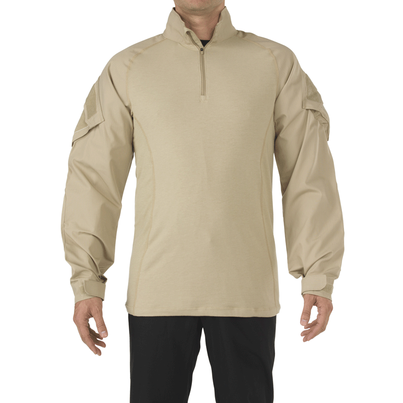 5.11 RAPID ASSAULT KHAKI SHIRT XXL