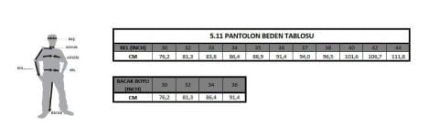 5.11 Strike W-Flex-Tac Pantolon - Lacivert