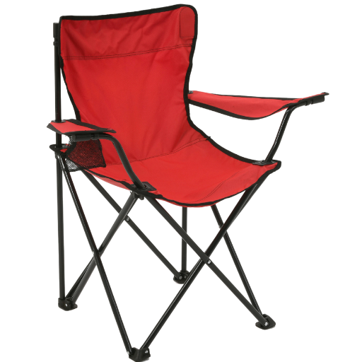 Rejisör Koltuk Katlanır Kamp Sandalyesi (Çantalı, 90 kg Taşıma Kapasiteli)