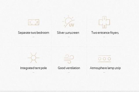 Naturehike Glamping Village 17 Otomatik Kurulum Çadır