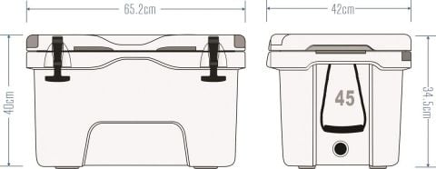 IcePeak Aden Plus Buzluk 45 Litre