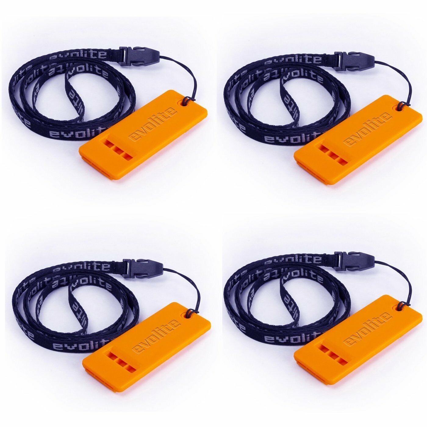 Evolite Rescue Deprem Düdüğü 4 Adet - Turuncu 126 desibel