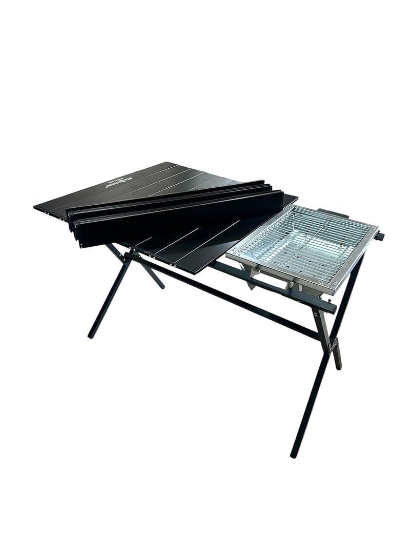 Katlanir Kamp Masası - Sekoutdoor Ramses Grill - Black (Mangallı)