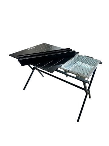 Katlanir Kamp Masası - Sekoutdoor Ramses Grill - Black (Mangallı)