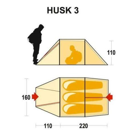 Ferrino Husk 3 Alu Çadır