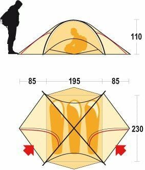 Ferrino Tribe 3 (3 Mevsim) Çadır