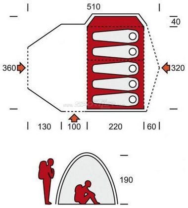 Ferrino Posedion 5 Çadır