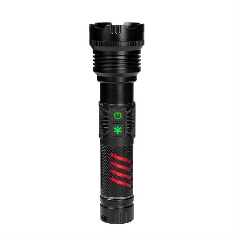 Argeus Şarjlı Zoomlu Metal El Feneri