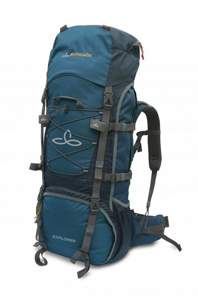 PINGUIN EXPLORER SIRT CANTASI MAVİ-SİYAH-YEŞİL