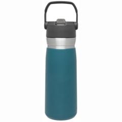 Stanley GO Iceflow Pipetli Paslanmaz Çelik Soğuk Su Termosu 0.65 LT Petrol