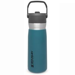 Stanley GO Iceflow Pipetli Paslanmaz Çelik Soğuk Su Termosu 0.65 LT Petrol