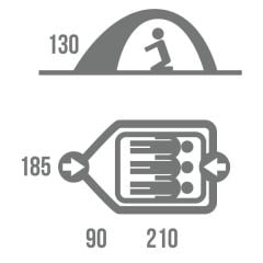 Husky Beast 3 Kişilik Çadır