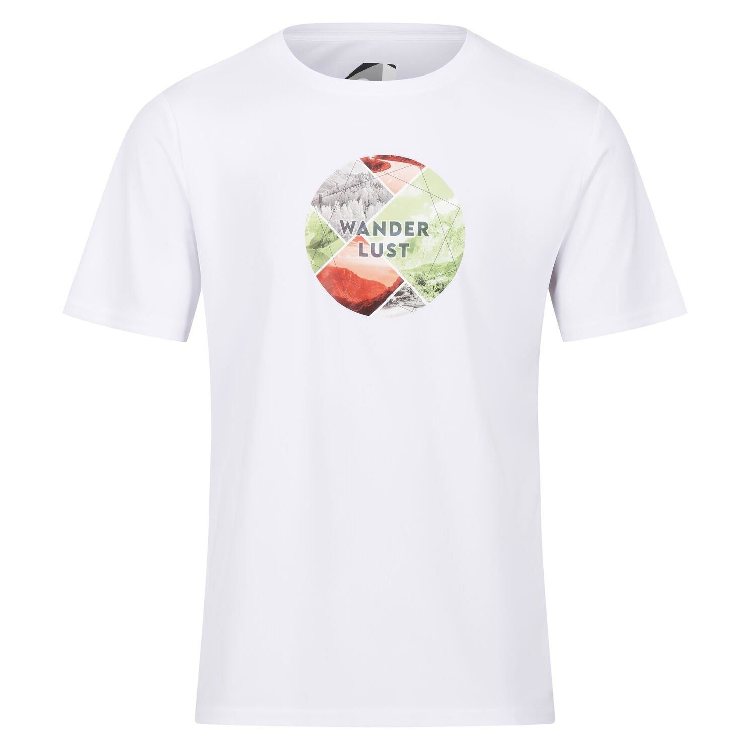 Regatta Fingal Slogan II Erkek T-Shirt-BEYAZ