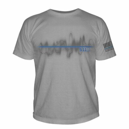 erkamp-outdoor-5.11 Logo T The Thin Blue Line T-Shirt