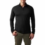 erkamp-outdoor-5.11 STRATOS 1/4 KISA FERMUAR SWEAT SIYAH