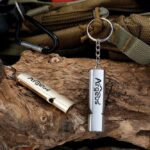 Argeus Anahtarlıklı Alüminyum Acil Durum Düdüğü Siyah - Görsel 3